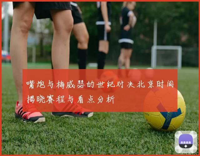 嘴炮与梅威瑟的世纪对决北京时间揭晓赛程与看点分析